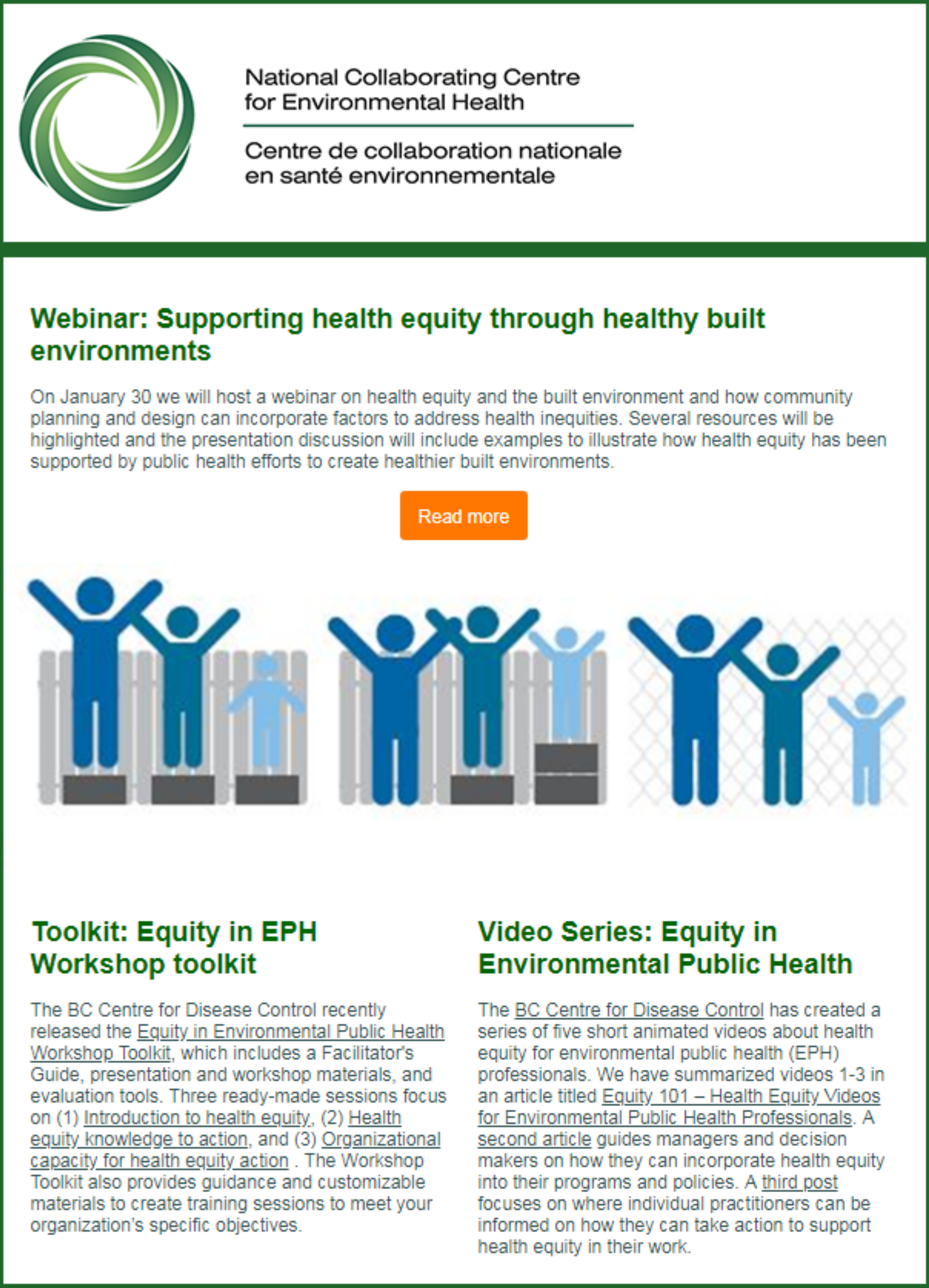 November 2018: E-news cover image